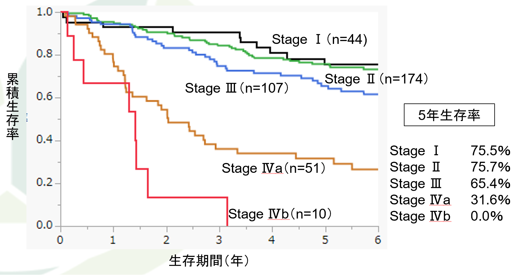 肝がん術後生存率